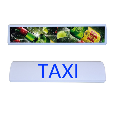Automobile su ordinazione Topper Signs 20W del segno del tetto del taxi dello spazio in bianco P7 LED