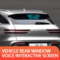 Schermo di visualizzazione telecomandato del LED della finestra sul cortile dell'automobile del ODM TS16949