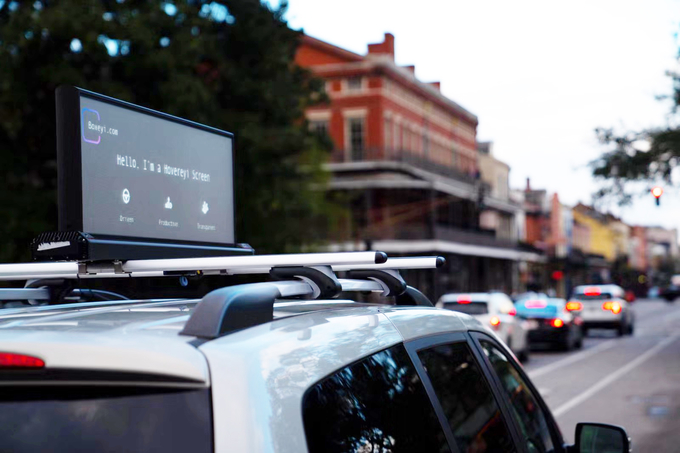 Il tetto LED del taxi di pubblicità del CE P2.5 di RoHS visualizza il controllo intelligente 4G 0